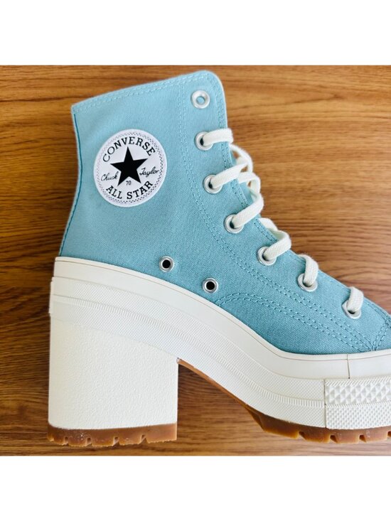⭐Converse Chuck 70 DE LUXE HEEL HI Platform 5.5 MEN Boots Sneakers Teal A08279C⭐